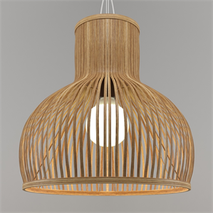 Lamp from a bamboo (Odeon light Alamo)